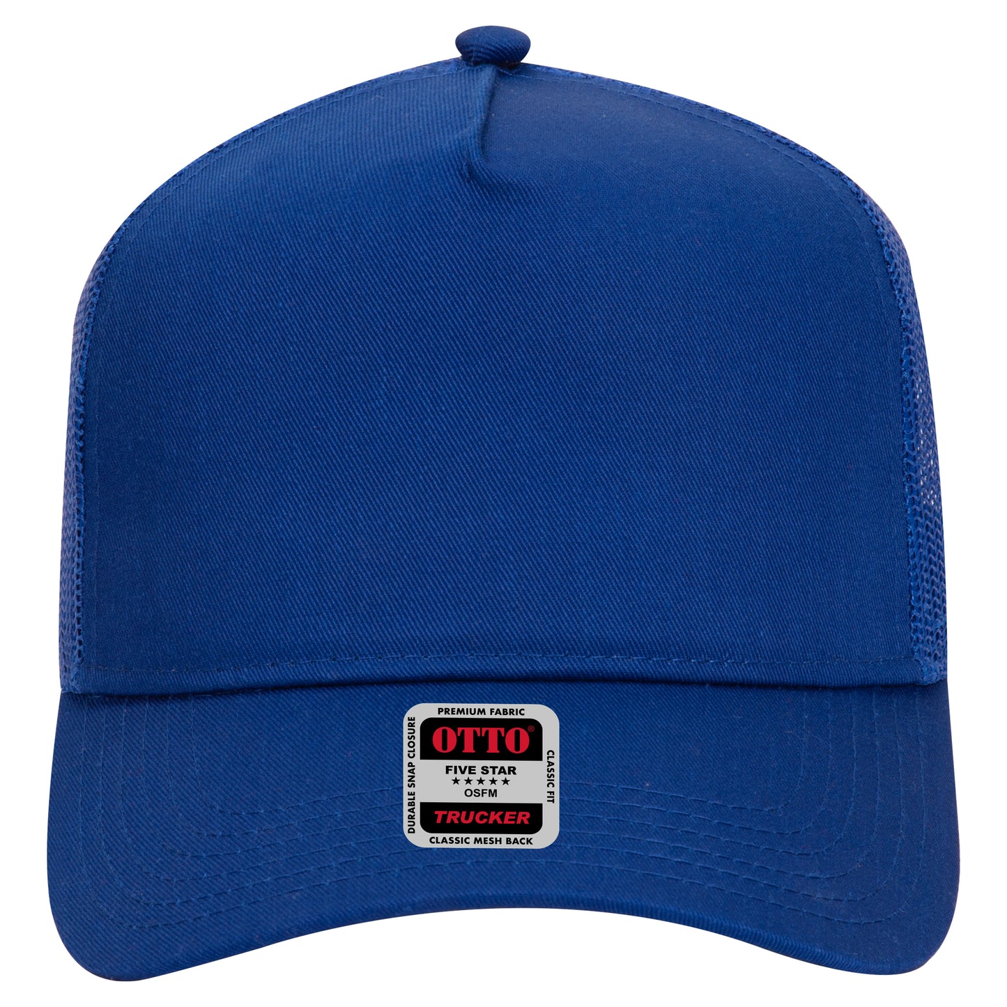 OTTO CAP 5 Panel Mid Profile Mesh Back Trucker Hat