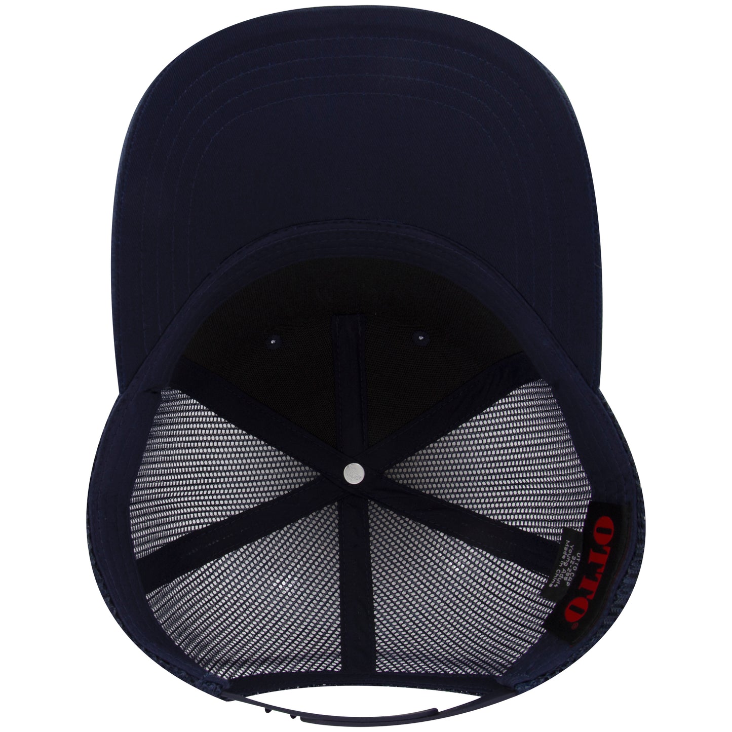 OTTO CAP 5 Panel Mid Profile Mesh Back Trucker Hat