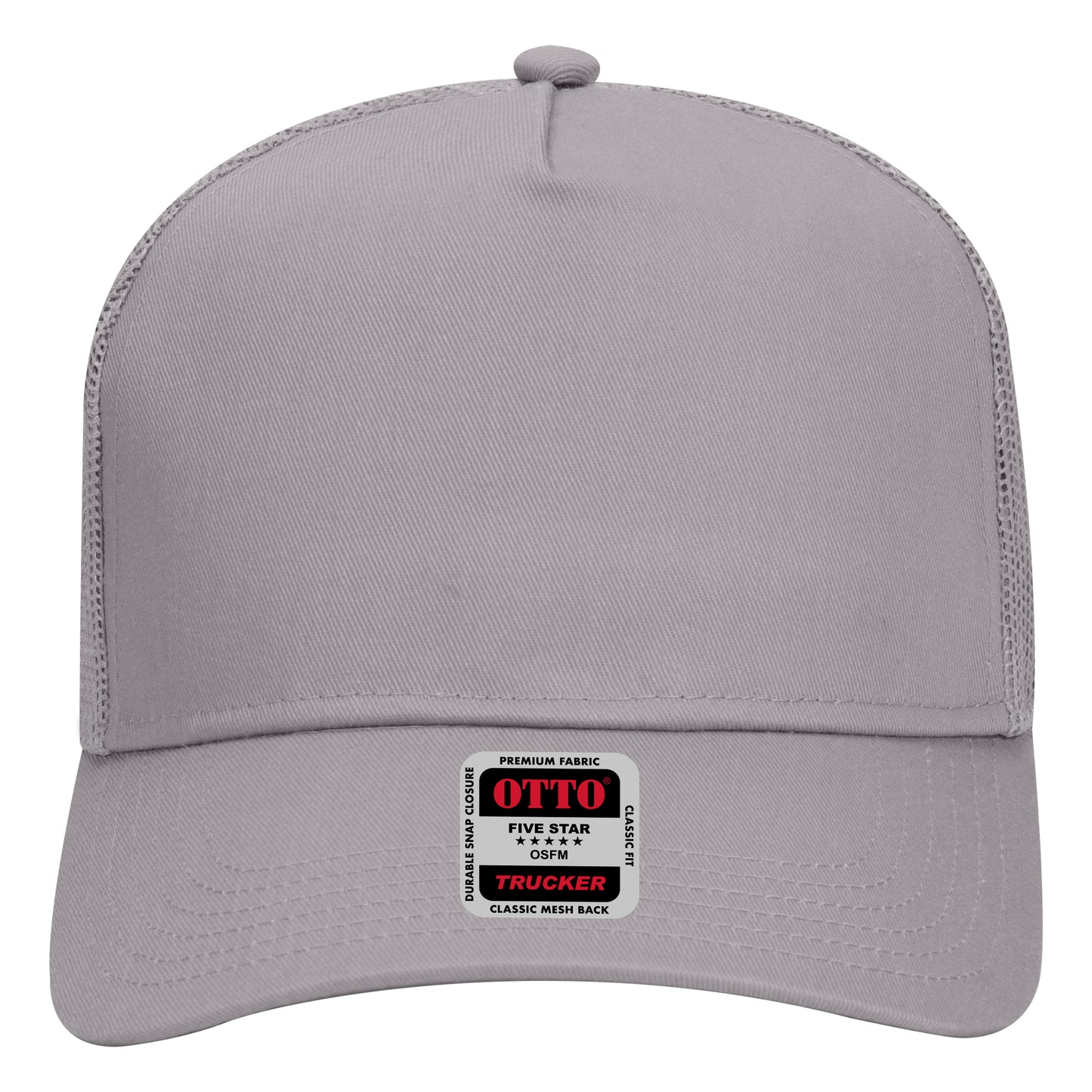 OTTO CAP 5 Panel Mid Profile Mesh Back Trucker Hat