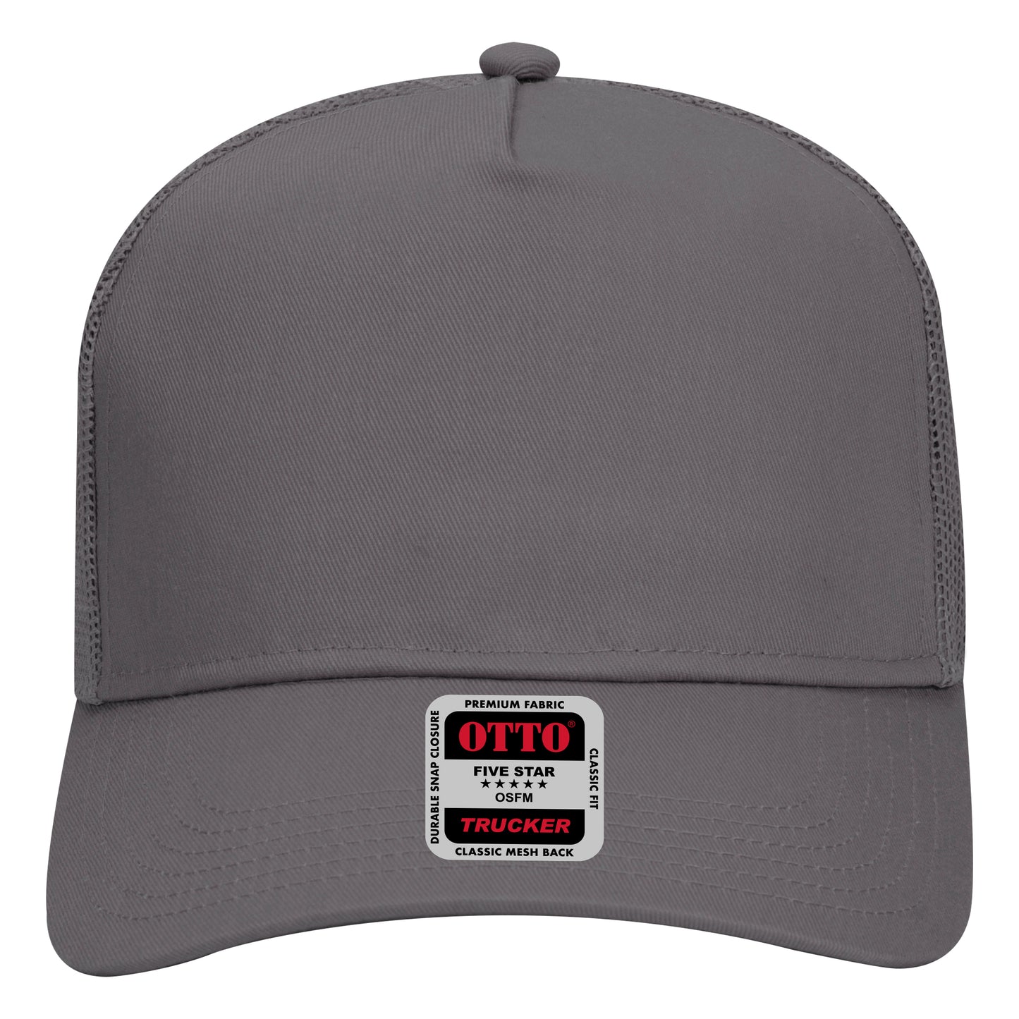 OTTO CAP 5 Panel Mid Profile Mesh Back Trucker Hat