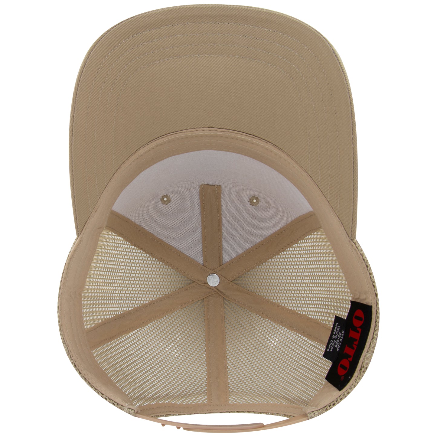 OTTO CAP 5 Panel Mid Profile Mesh Back Trucker Hat