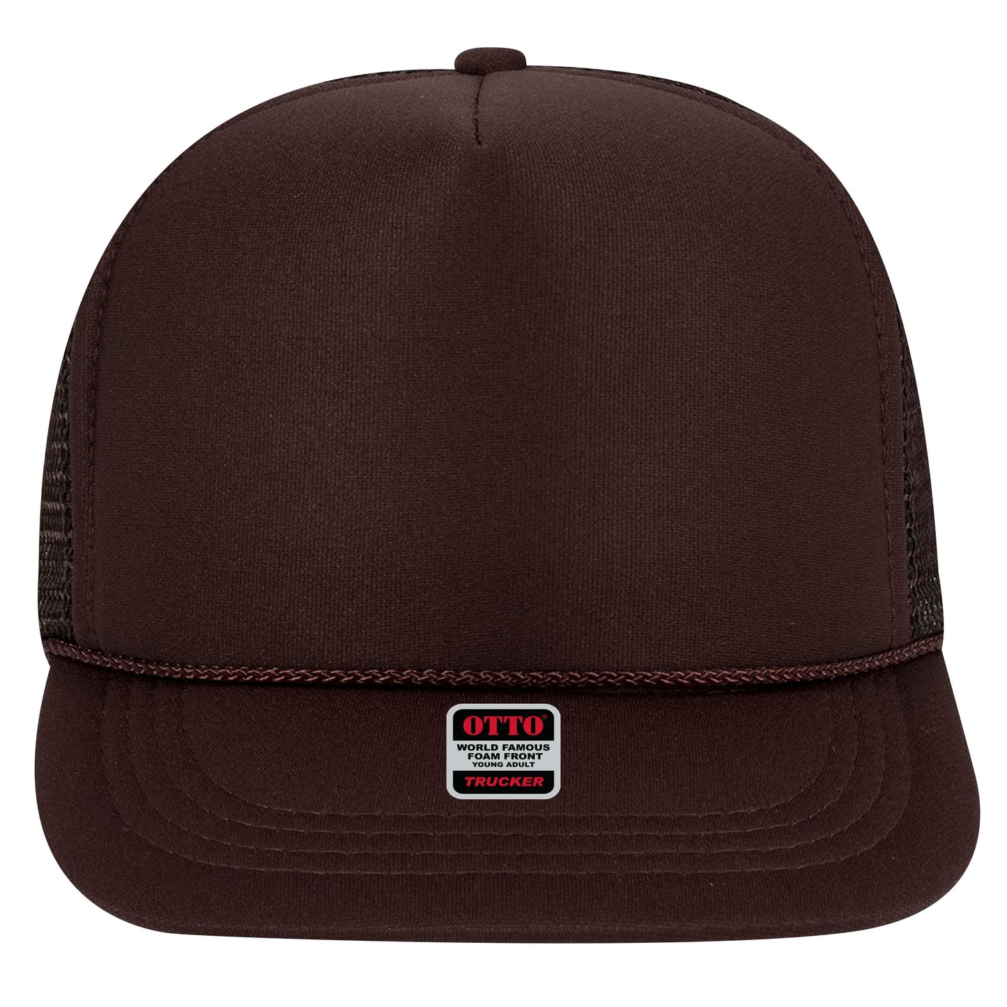 OTTO CAP 5 Panel High Crown Mesh Back Trucker Hat