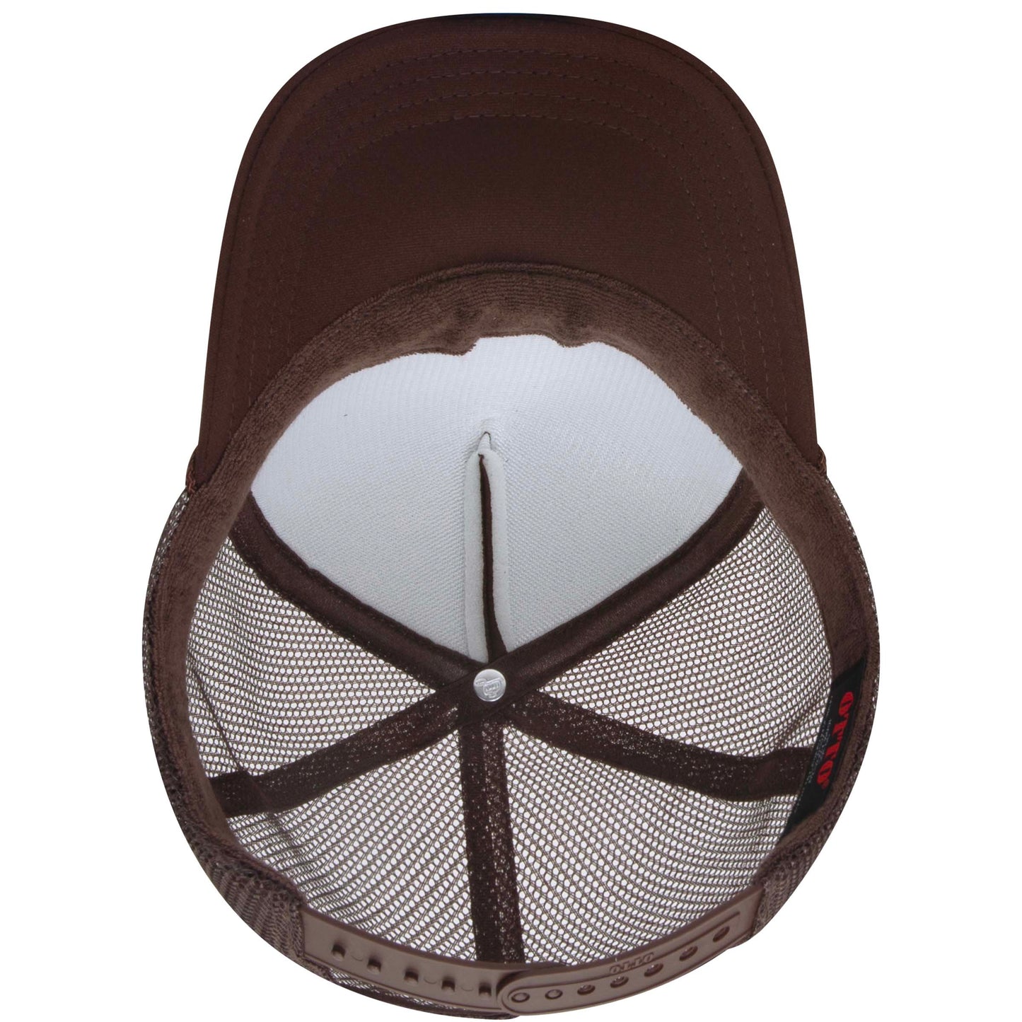 OTTO CAP 5 Panel High Crown Mesh Back Trucker Hat