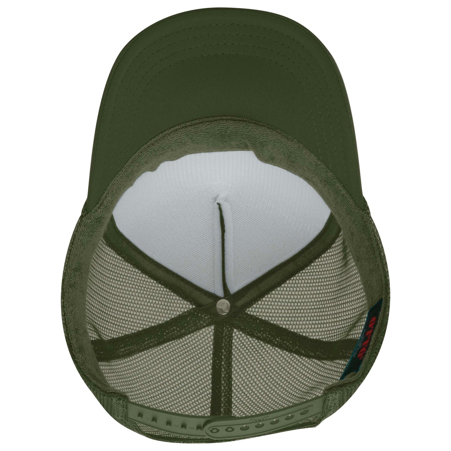 OTTO CAP 5 Panel High Crown Mesh Back Trucker Hat