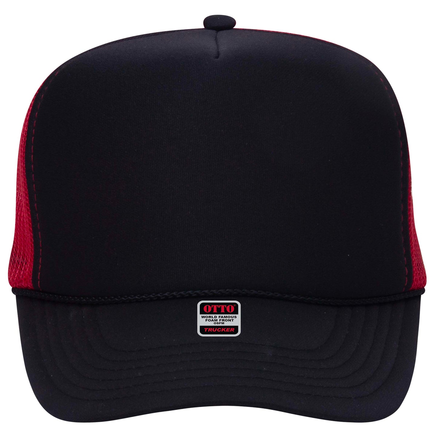 OTTO CAP 5 Panel High Crown Mesh Back Trucker Hat