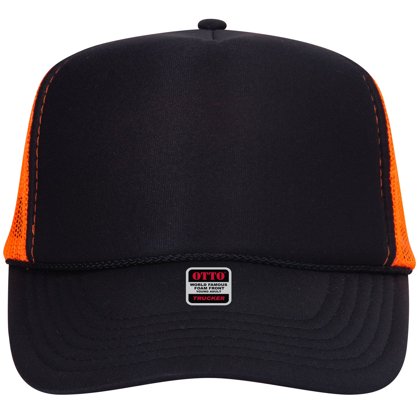 OTTO CAP 5 Panel High Crown Mesh Back Trucker Hat