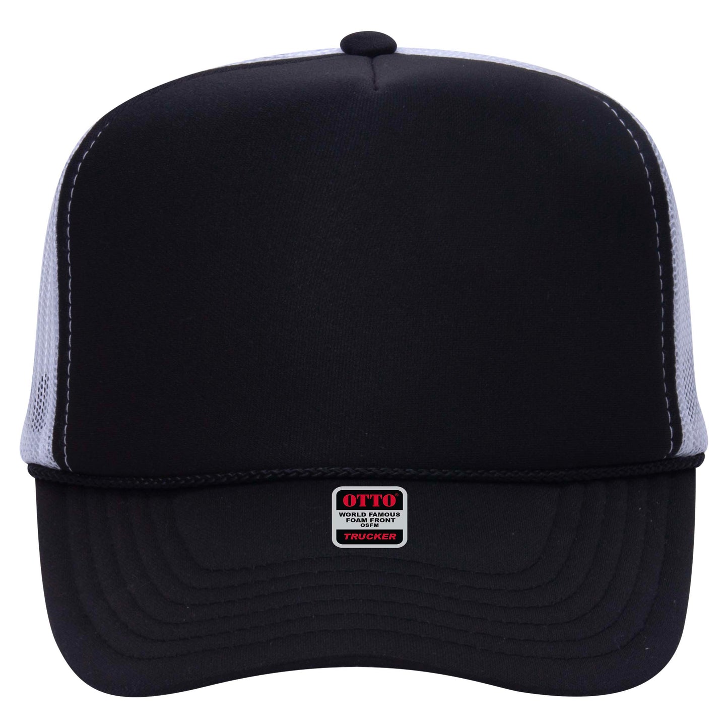 OTTO CAP 5 Panel High Crown Mesh Back Trucker Hat