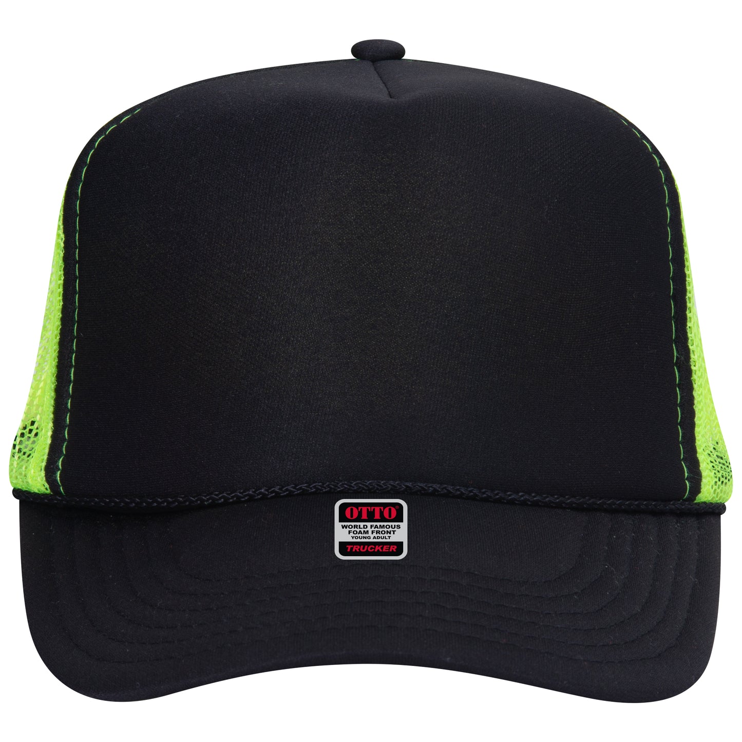 OTTO CAP 5 Panel High Crown Mesh Back Trucker Hat