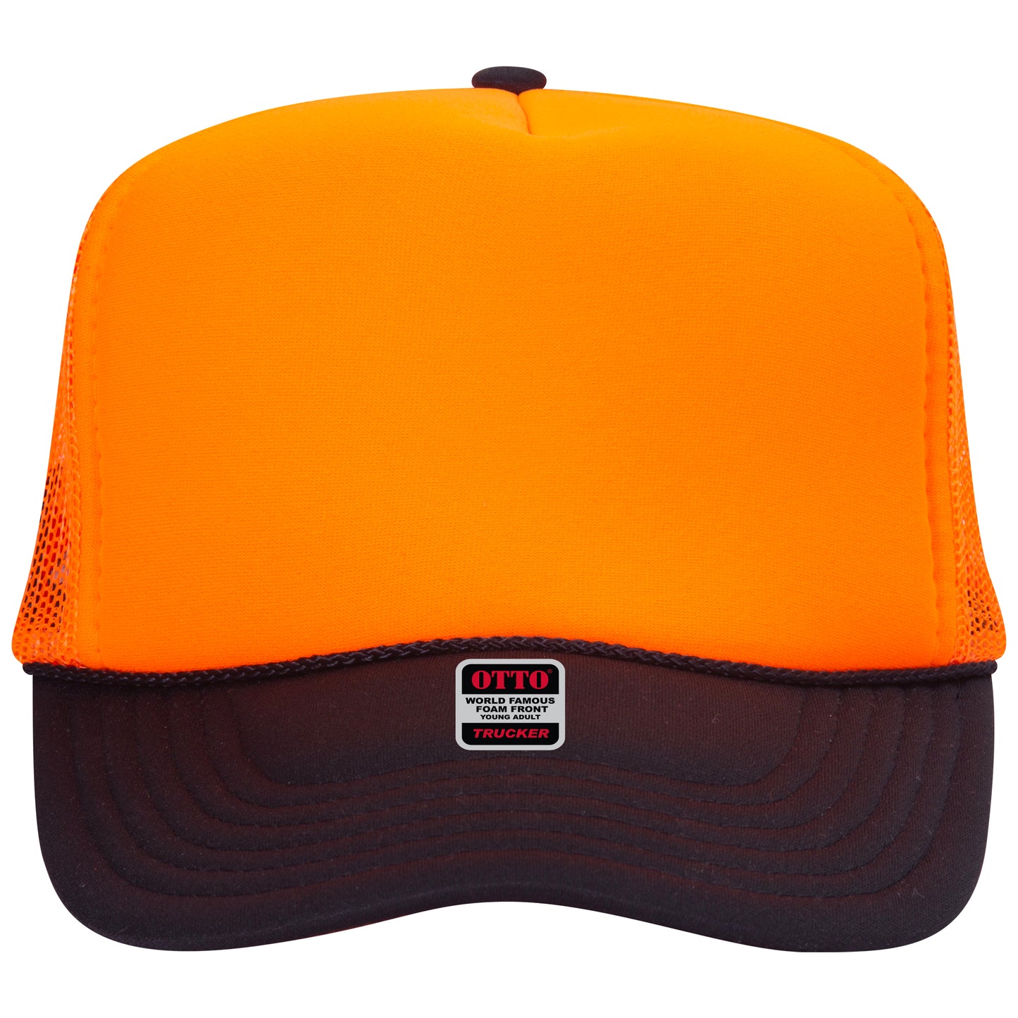 OTTO CAP 5 Panel High Crown Mesh Back Trucker Hat