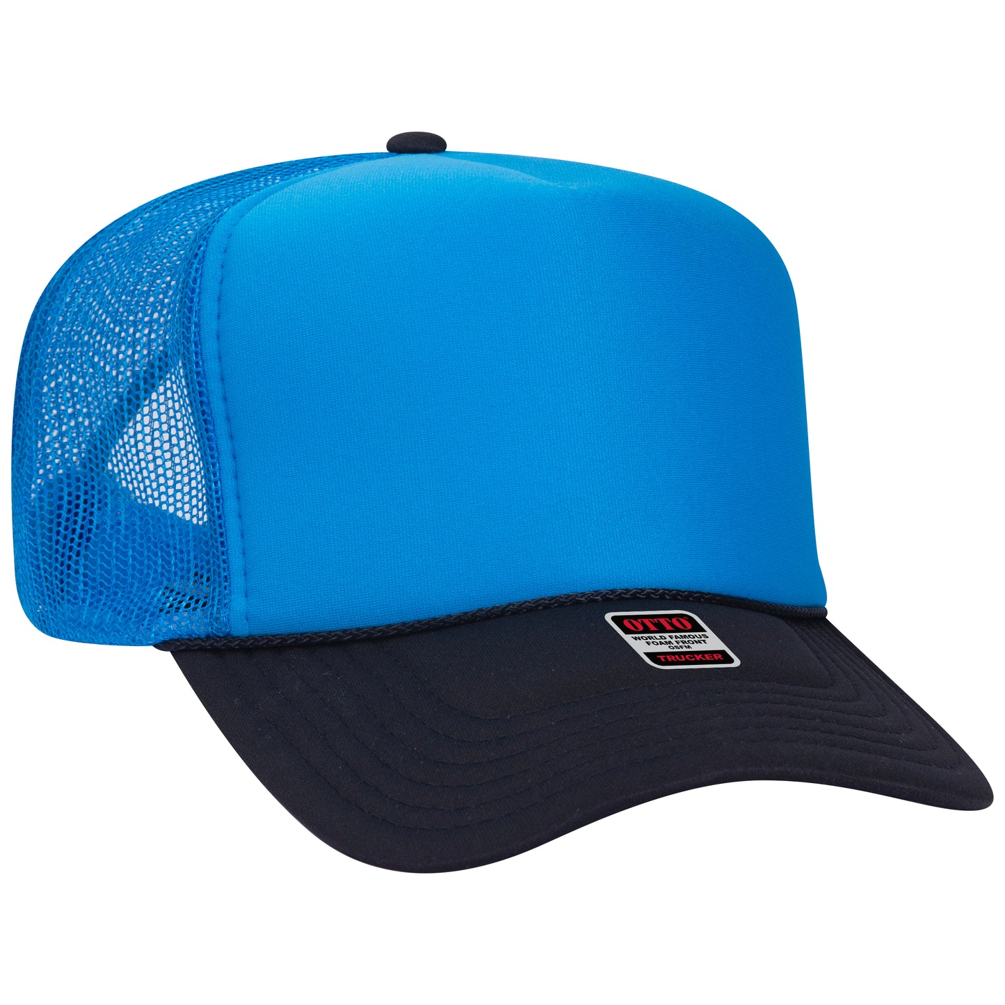 OTTO CAP 5 Panel High Crown Mesh Back Trucker Hat
