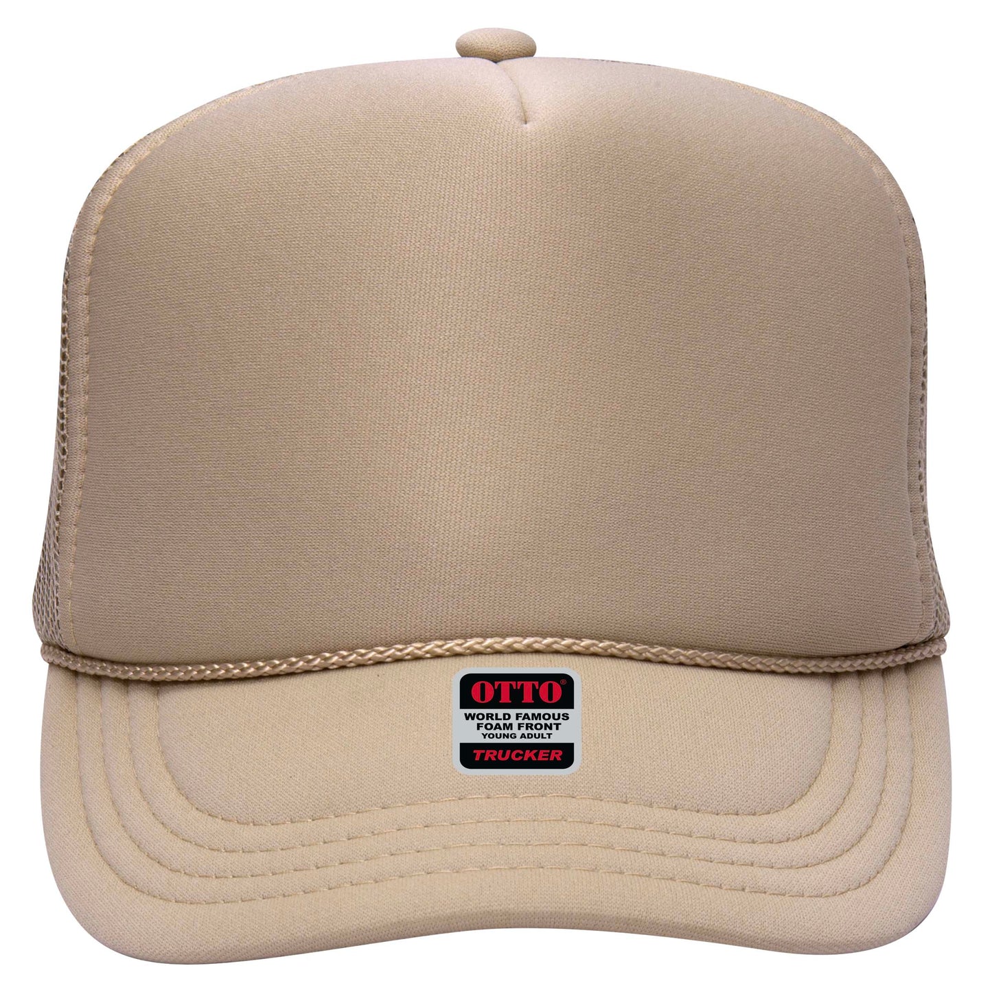 OTTO CAP 5 Panel High Crown Mesh Back Trucker Hat