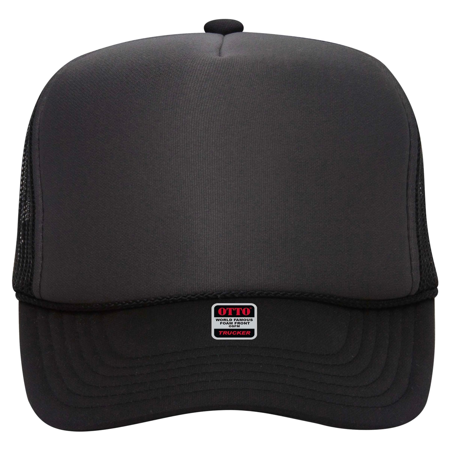 OTTO CAP 5 Panel High Crown Mesh Back Trucker Hat