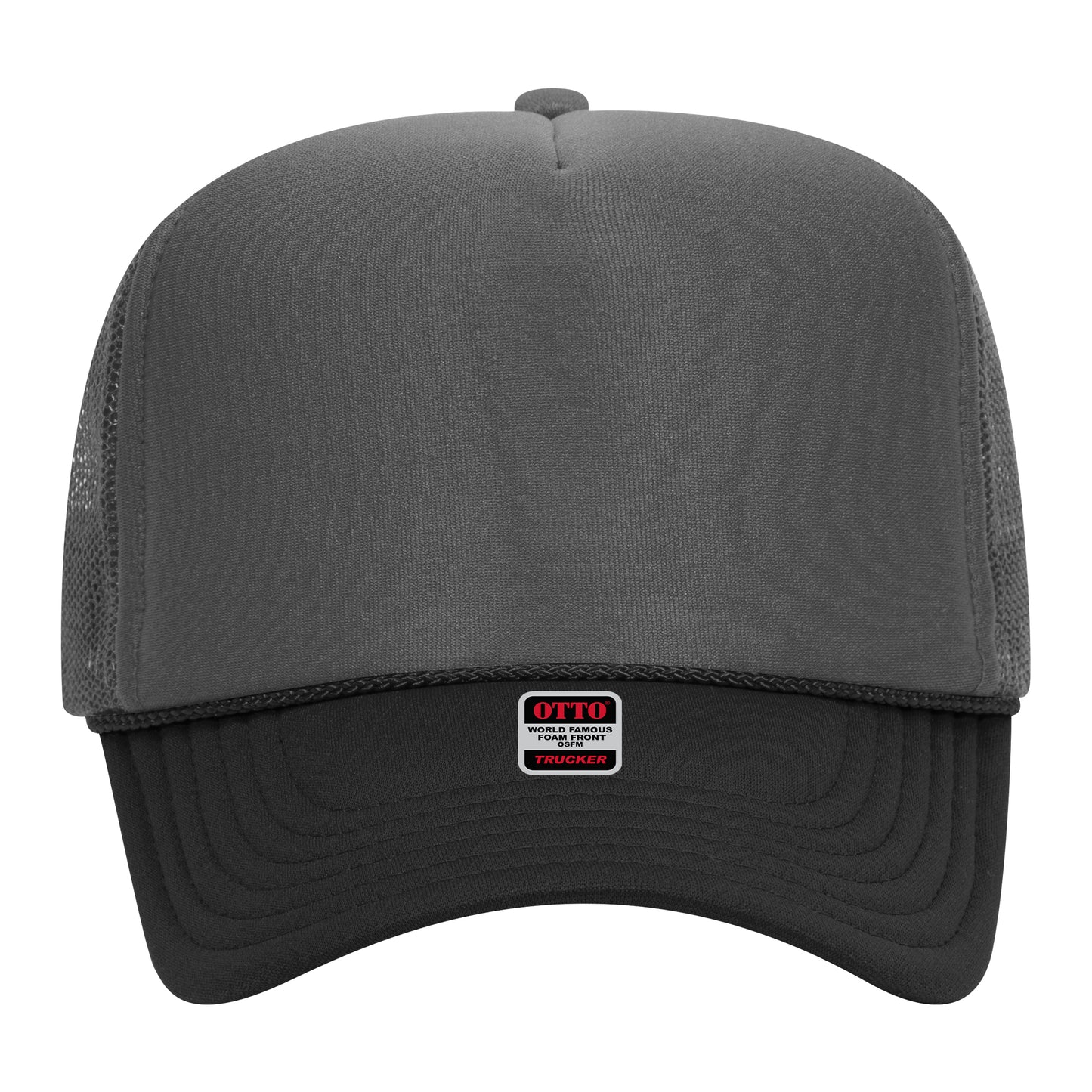 OTTO CAP 5 Panel High Crown Mesh Back Trucker Hat