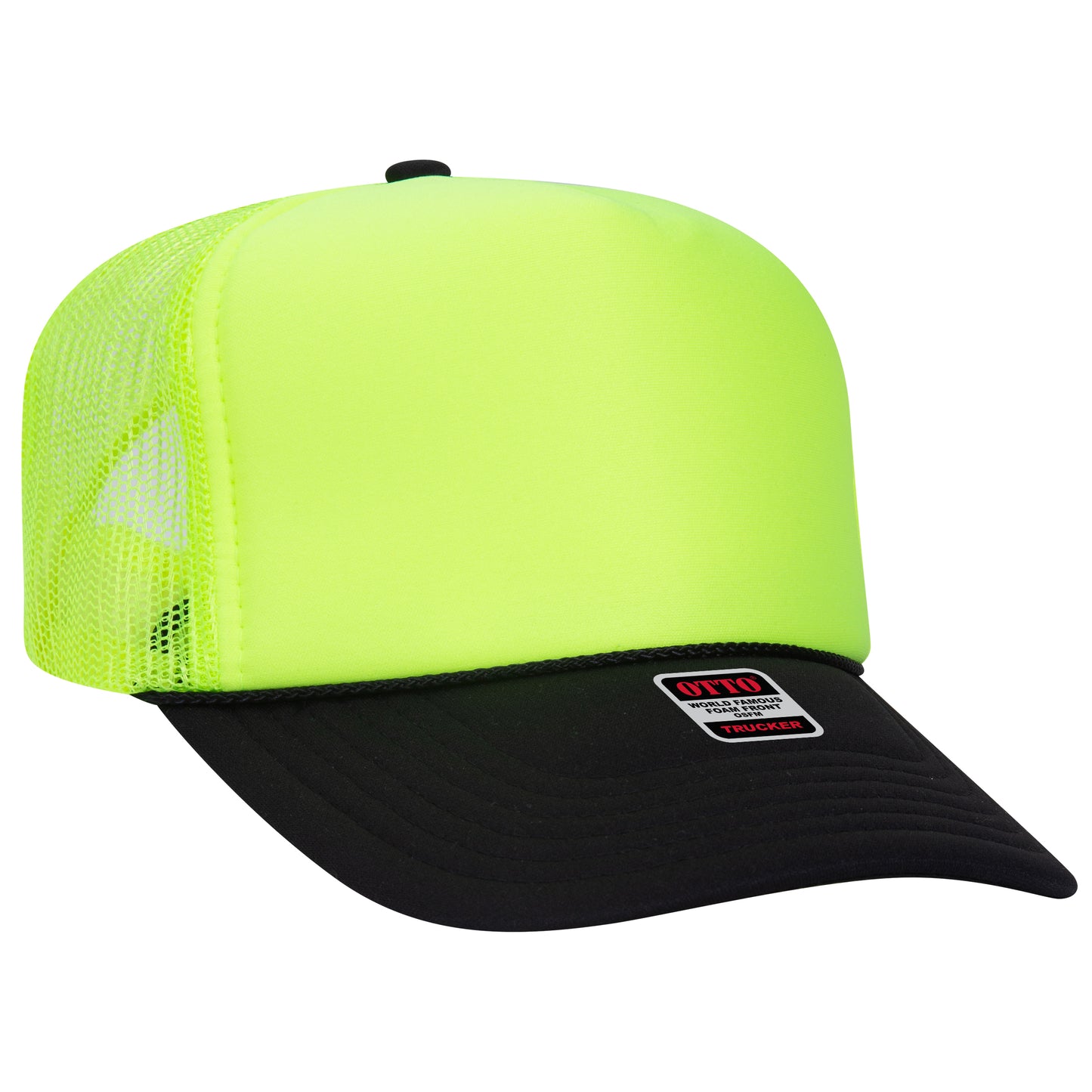 OTTO CAP 5 Panel High Crown Mesh Back Trucker Hat