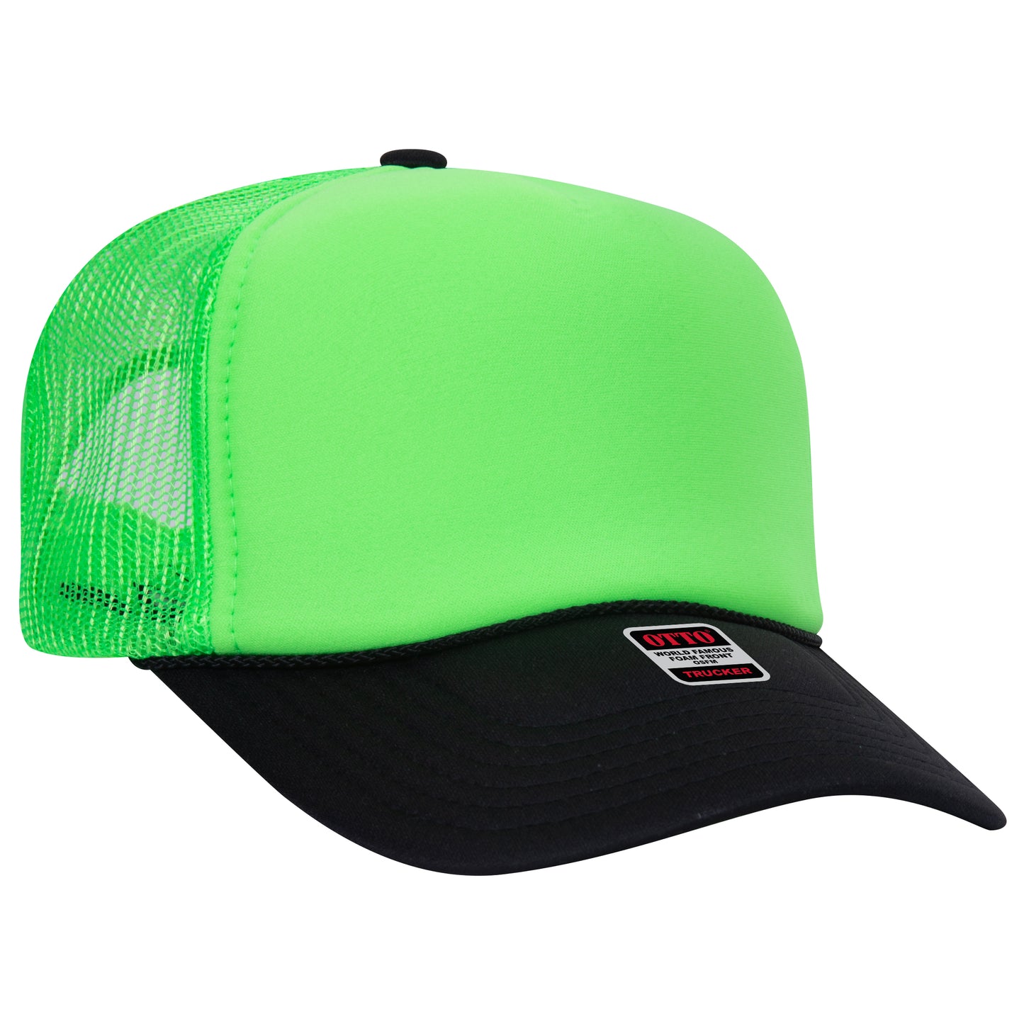 OTTO CAP 5 Panel High Crown Mesh Back Trucker Hat