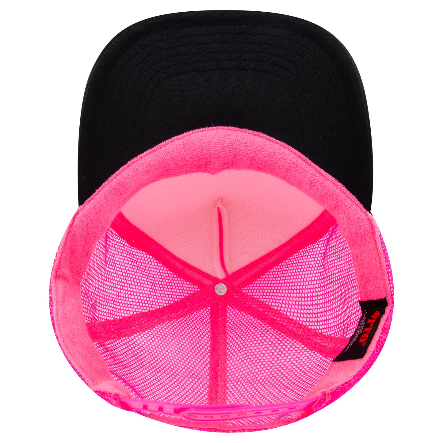 OTTO CAP 5 Panel High Crown Mesh Back Trucker Hat