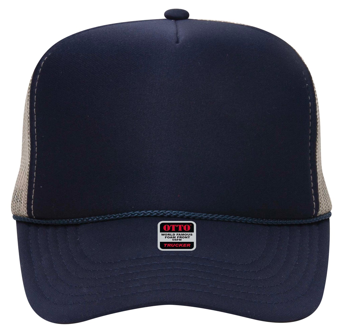 OTTO CAP 5 Panel High Crown Mesh Back Trucker Hat