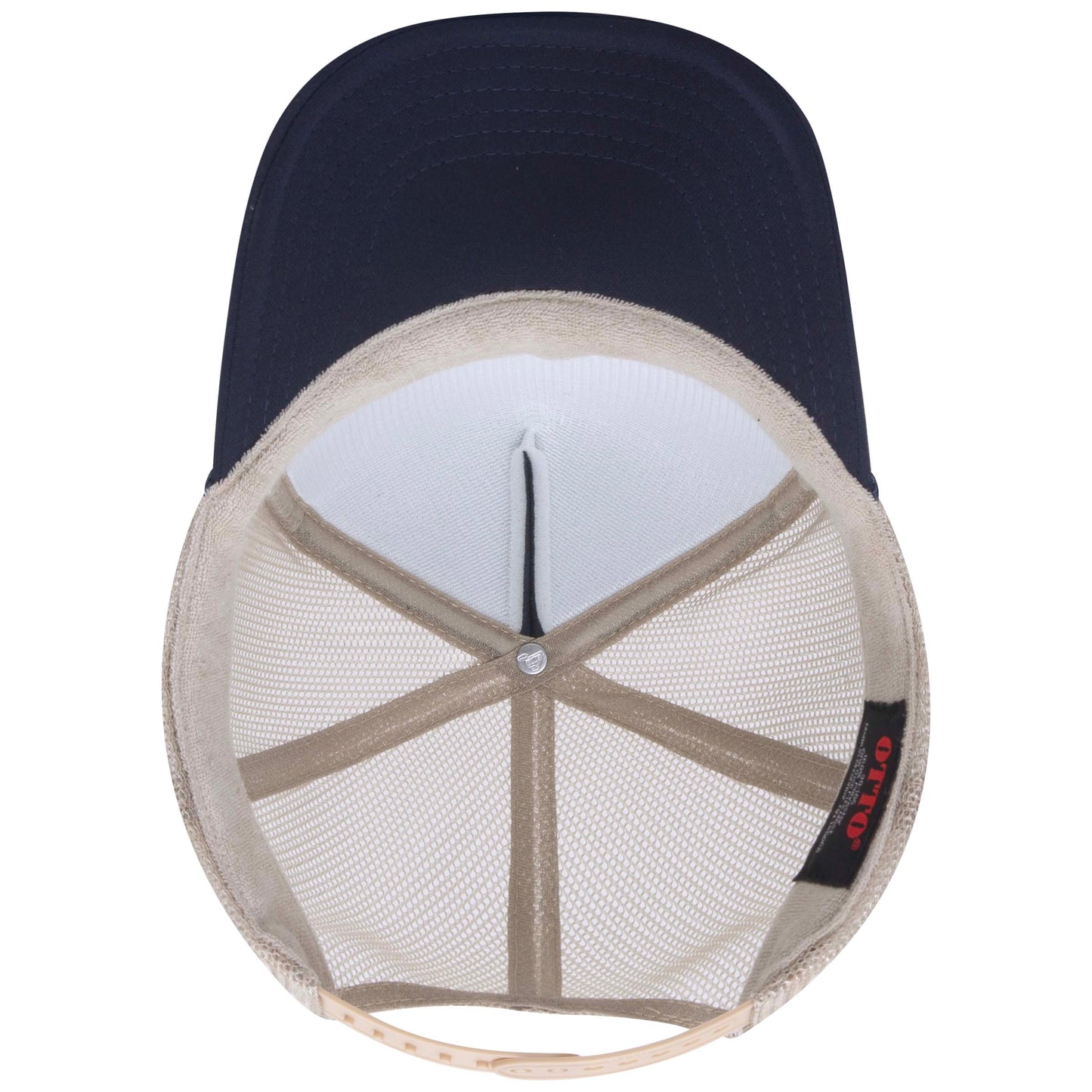 OTTO CAP 5 Panel High Crown Mesh Back Trucker Hat
