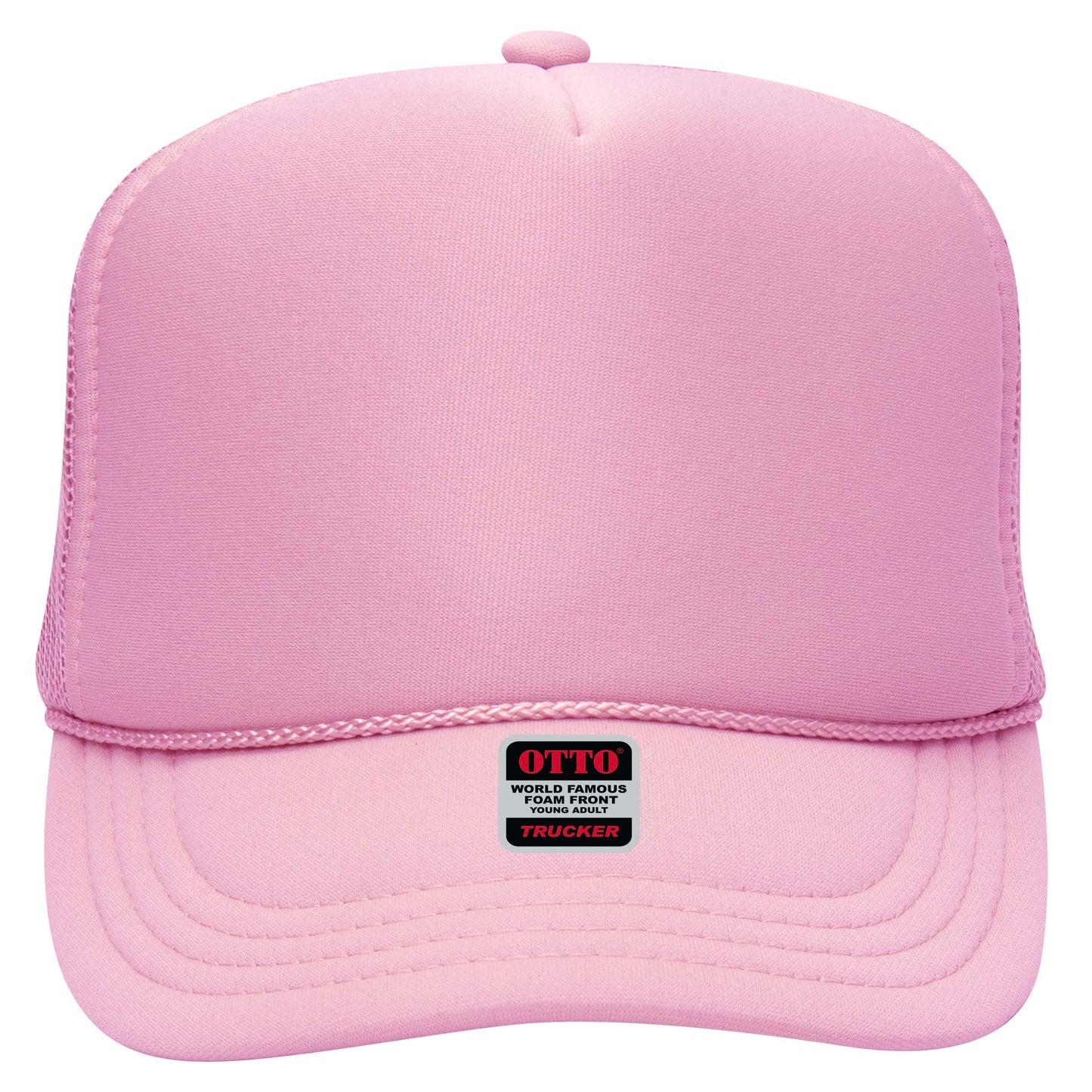OTTO CAP 5 Panel High Crown Mesh Back Trucker Hat