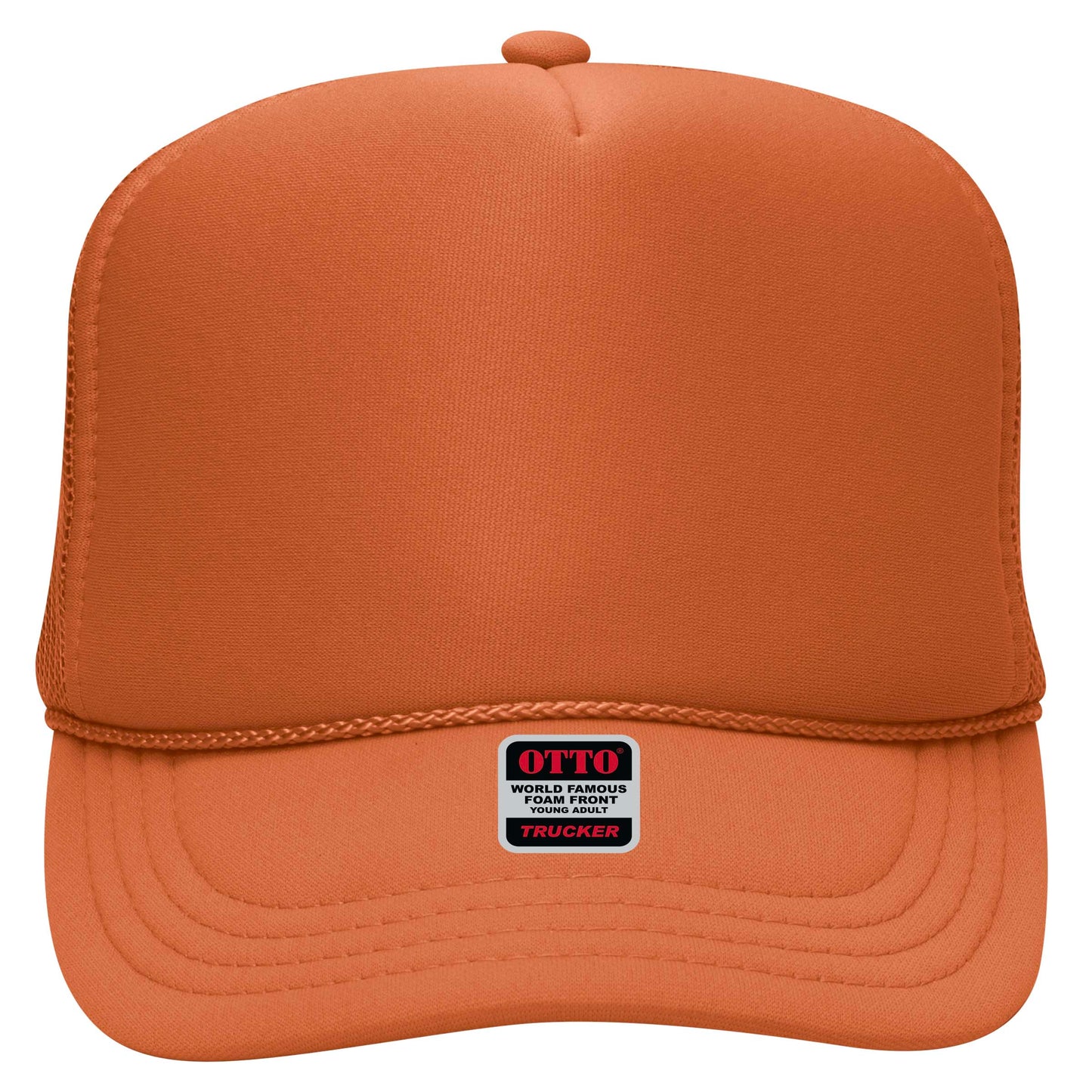 OTTO CAP 5 Panel High Crown Mesh Back Trucker Hat