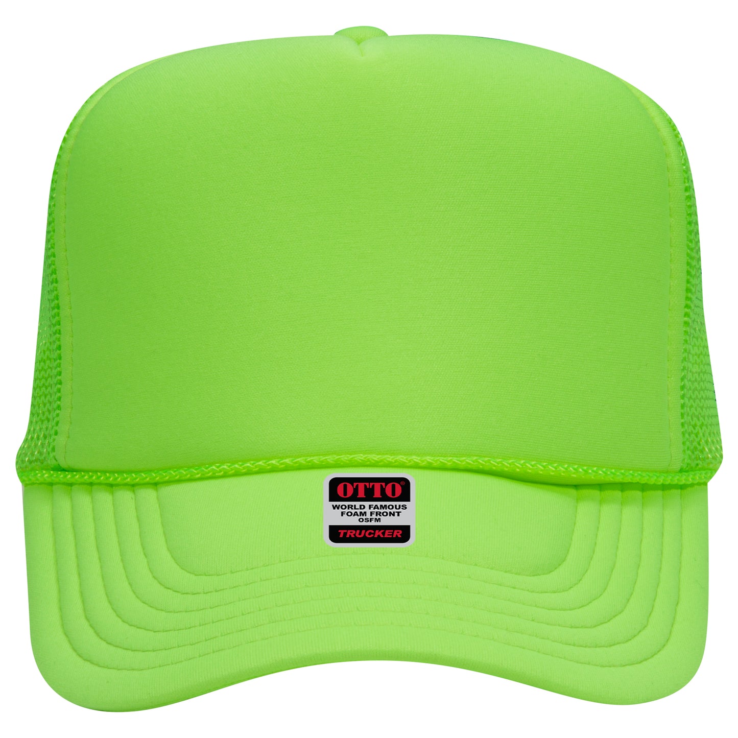 OTTO CAP 5 Panel High Crown Mesh Back Trucker Hat