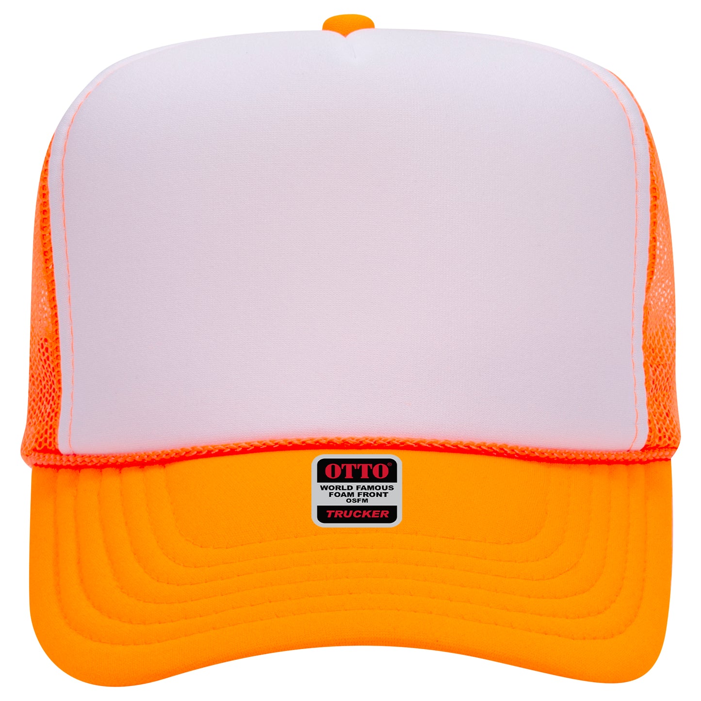 OTTO CAP 5 Panel High Crown Mesh Back Trucker Hat
