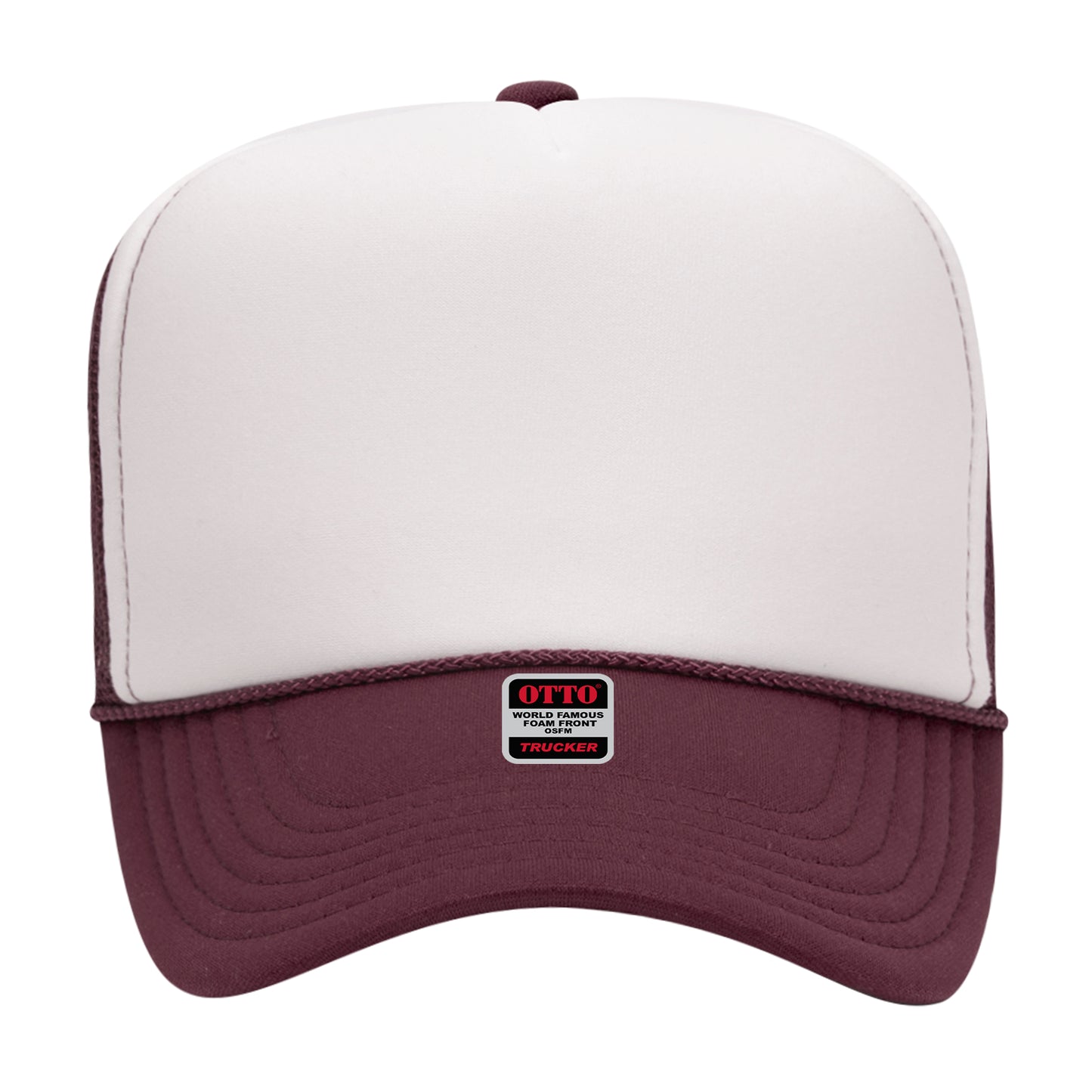 OTTO CAP 5 Panel High Crown Mesh Back Trucker Hat