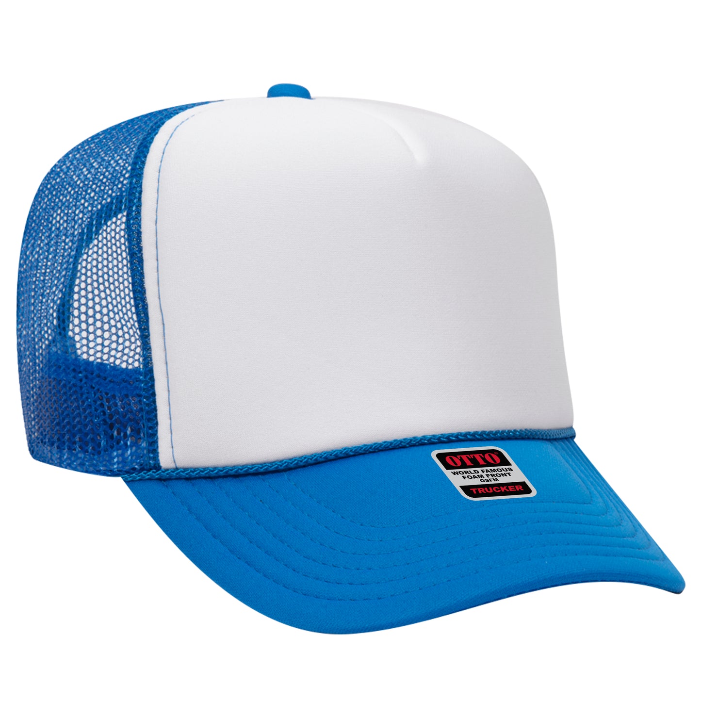 OTTO CAP 5 Panel High Crown Mesh Back Trucker Hat