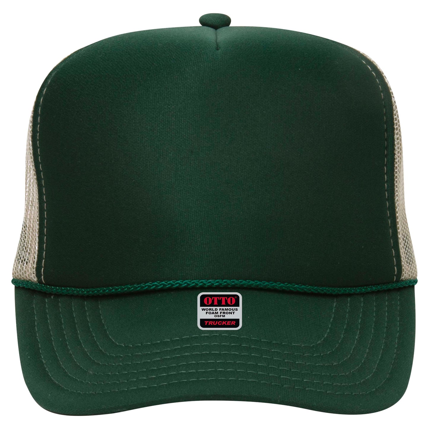 OTTO CAP 5 Panel High Crown Mesh Back Trucker Hat
