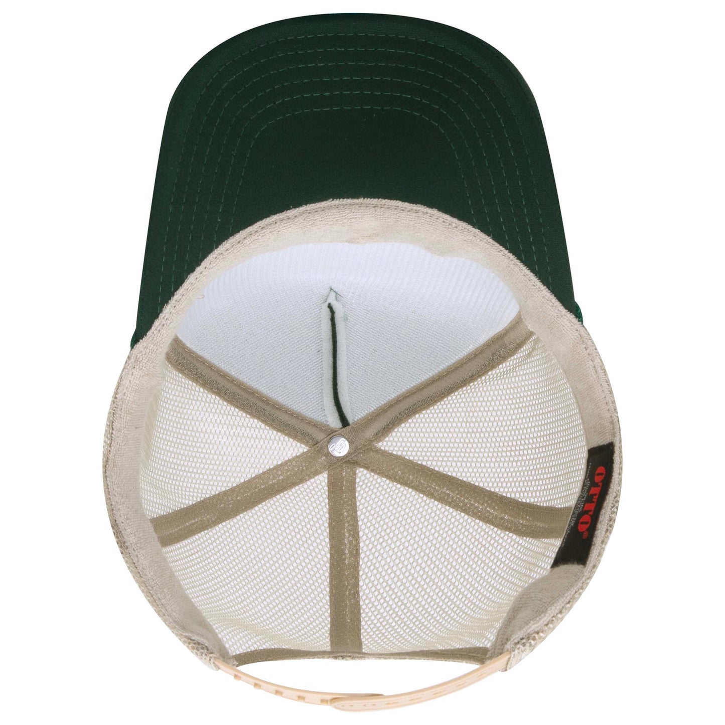 OTTO CAP 5 Panel High Crown Mesh Back Trucker Hat