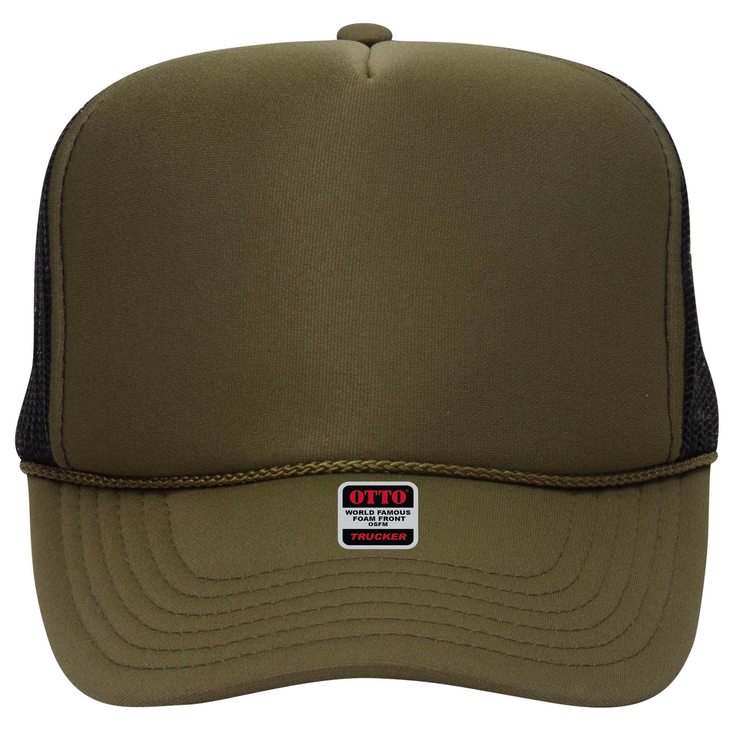 OTTO CAP 5 Panel High Crown Mesh Back Trucker Hat