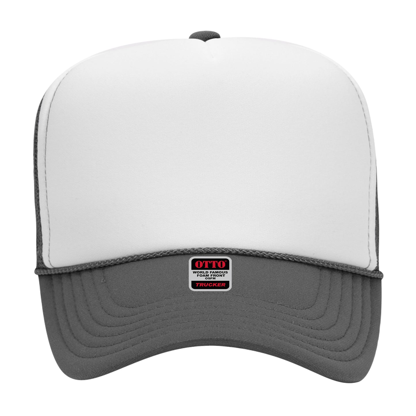 OTTO CAP 5 Panel High Crown Mesh Back Trucker Hat