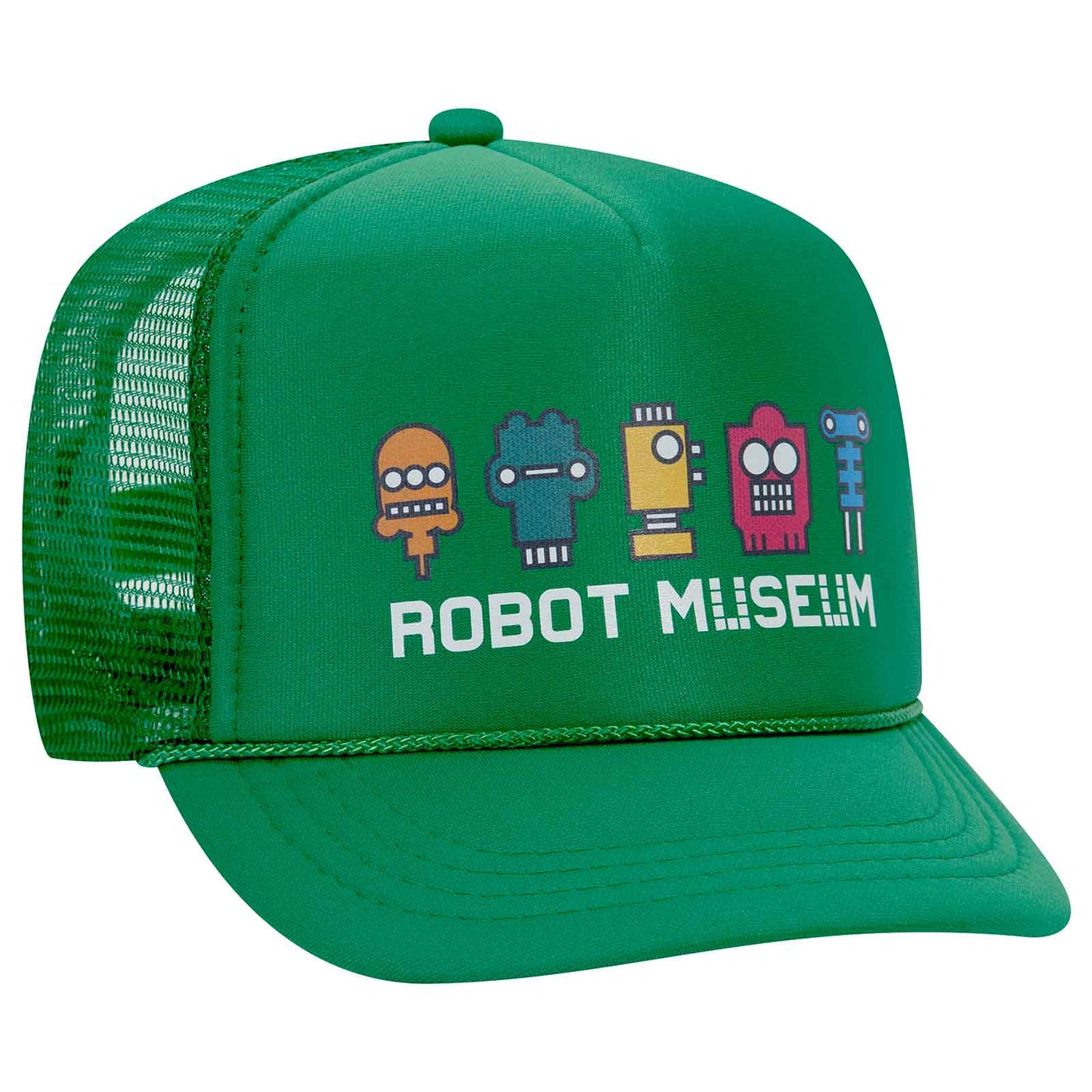 OTTO CAP 5 Panel High Crown Mesh Back Trucker Hat