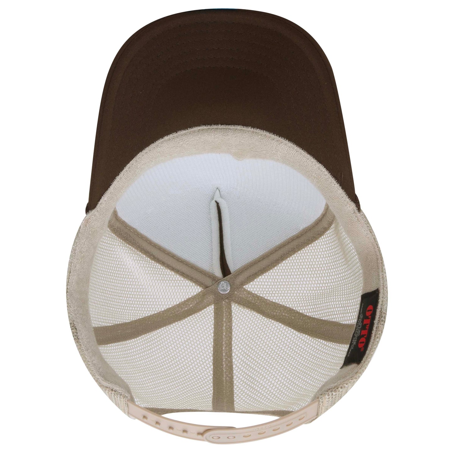 OTTO CAP 5 Panel High Crown Mesh Back Trucker Hat