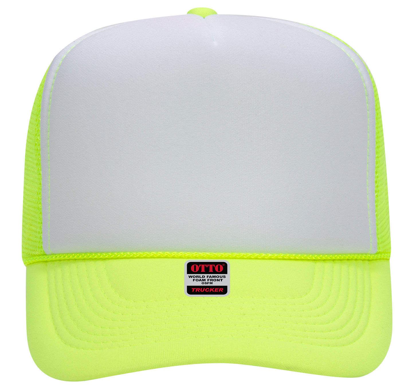 OTTO CAP 5 Panel High Crown Mesh Back Trucker Hat