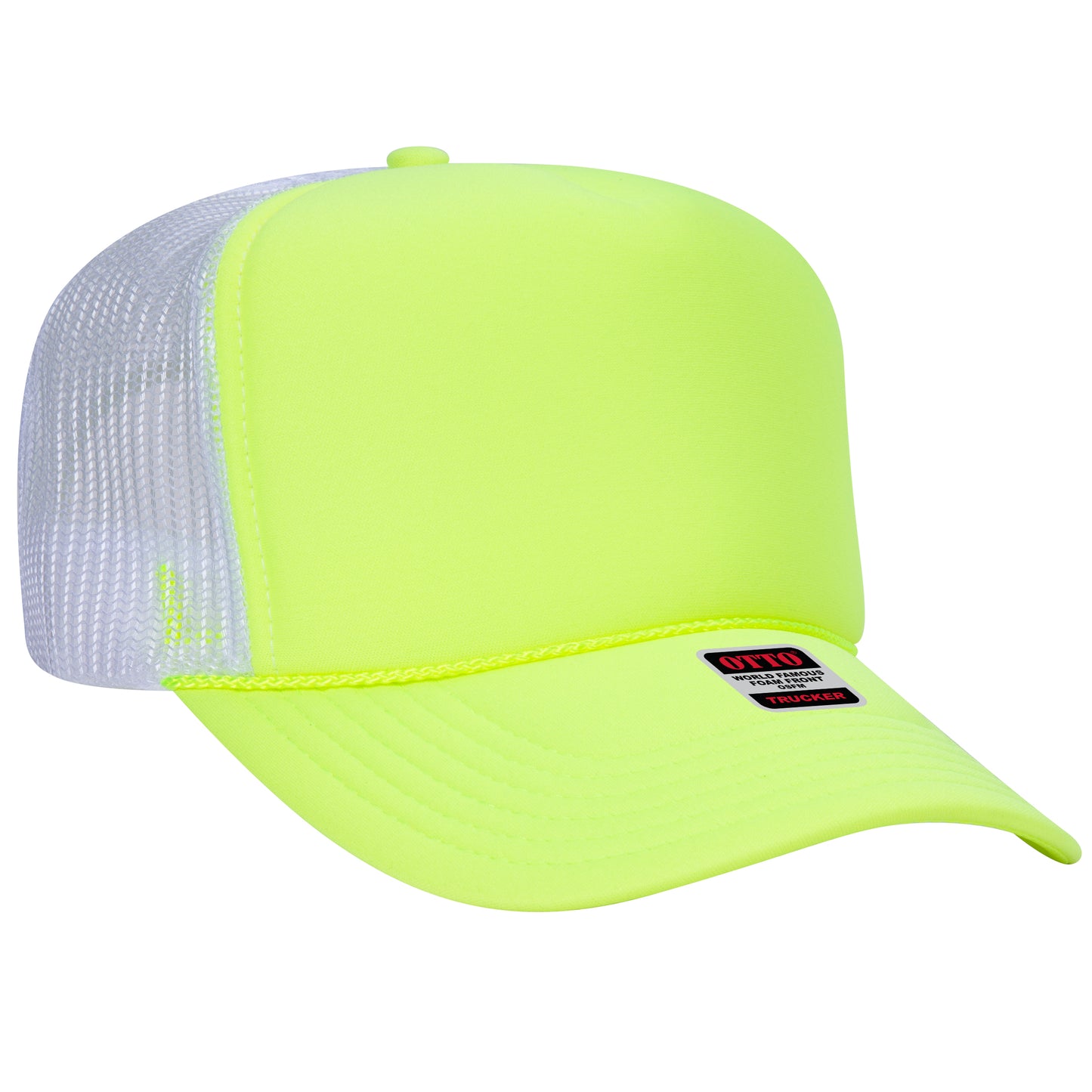 OTTO CAP 5 Panel High Crown Mesh Back Trucker Hat