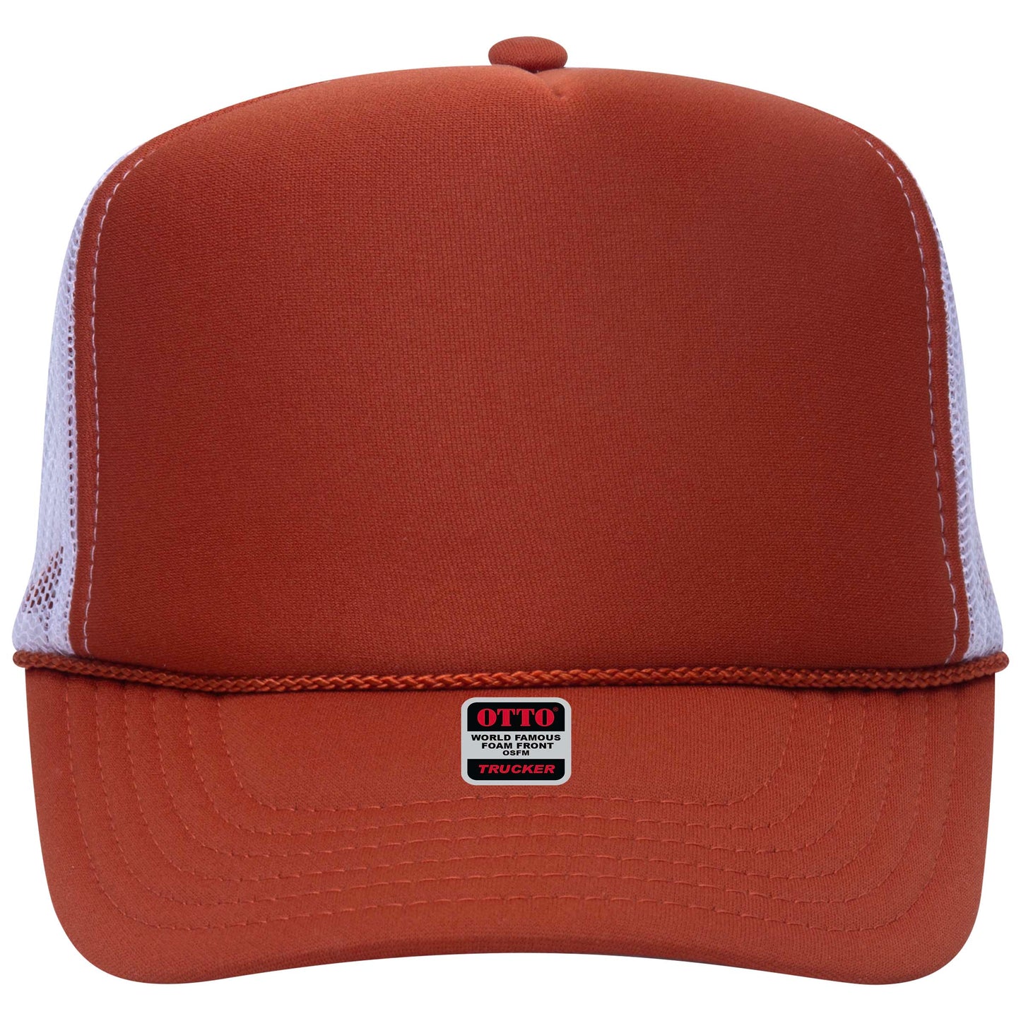 OTTO CAP 5 Panel High Crown Mesh Back Trucker Hat