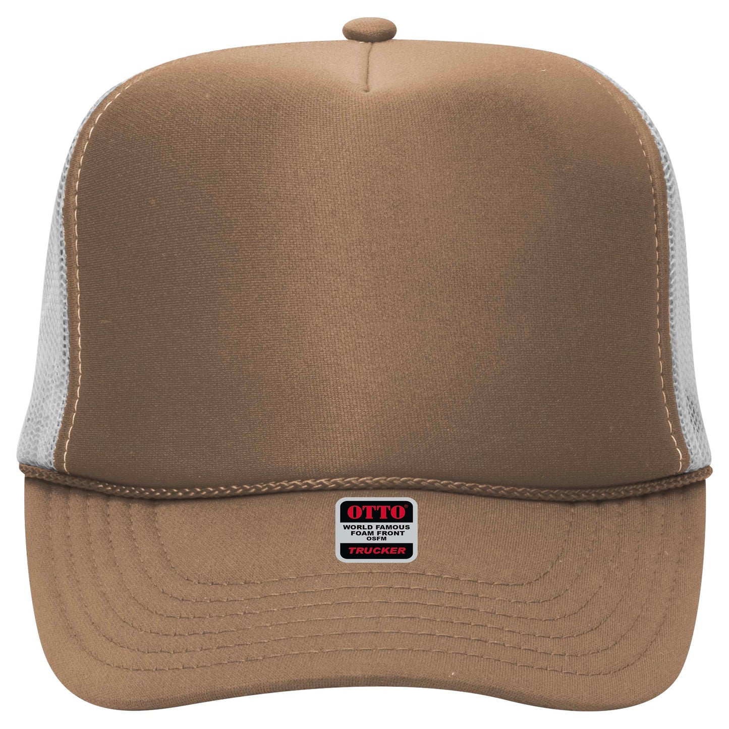 OTTO CAP 5 Panel High Crown Mesh Back Trucker Hat