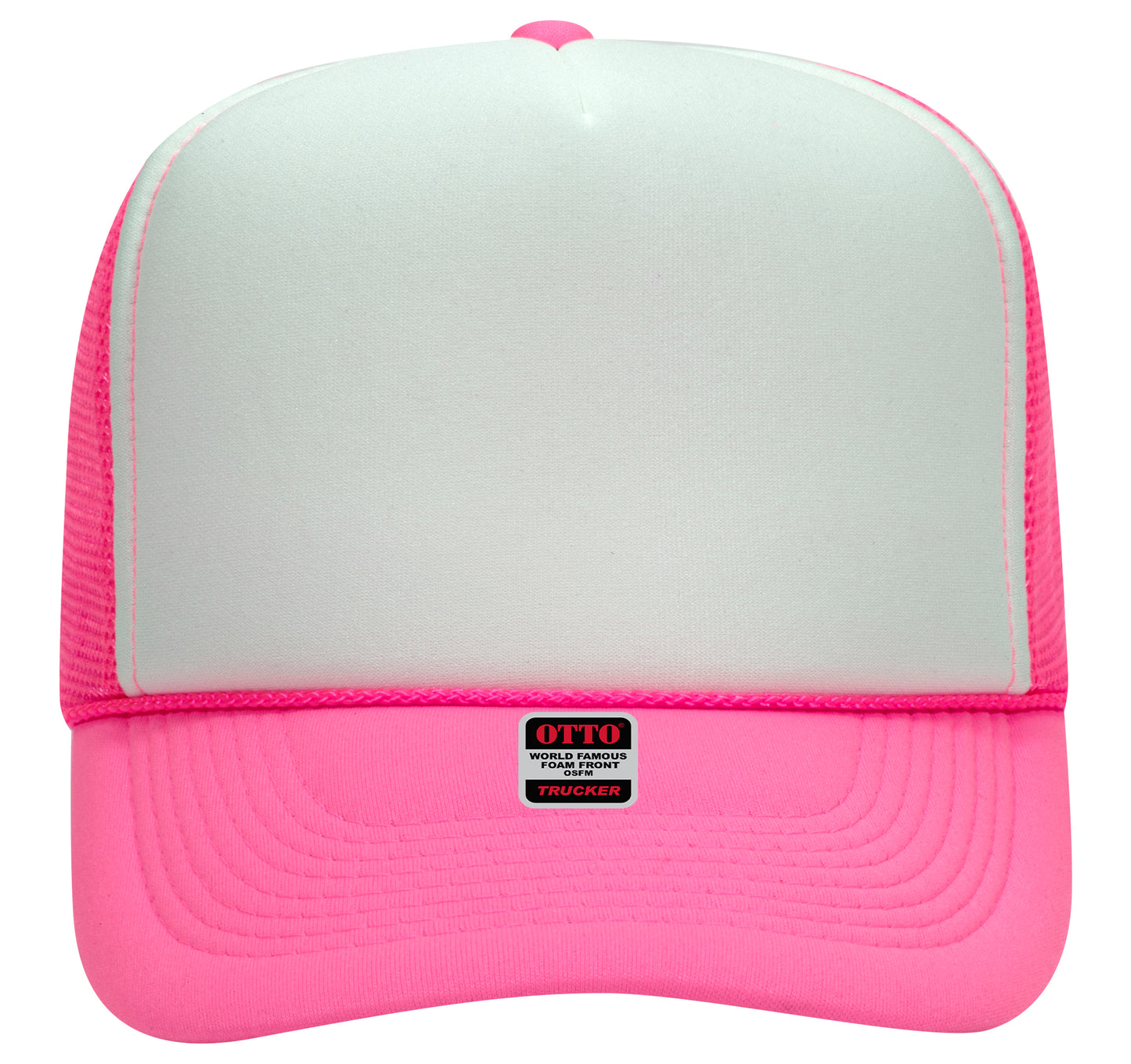 OTTO CAP 5 Panel High Crown Mesh Back Trucker Hat