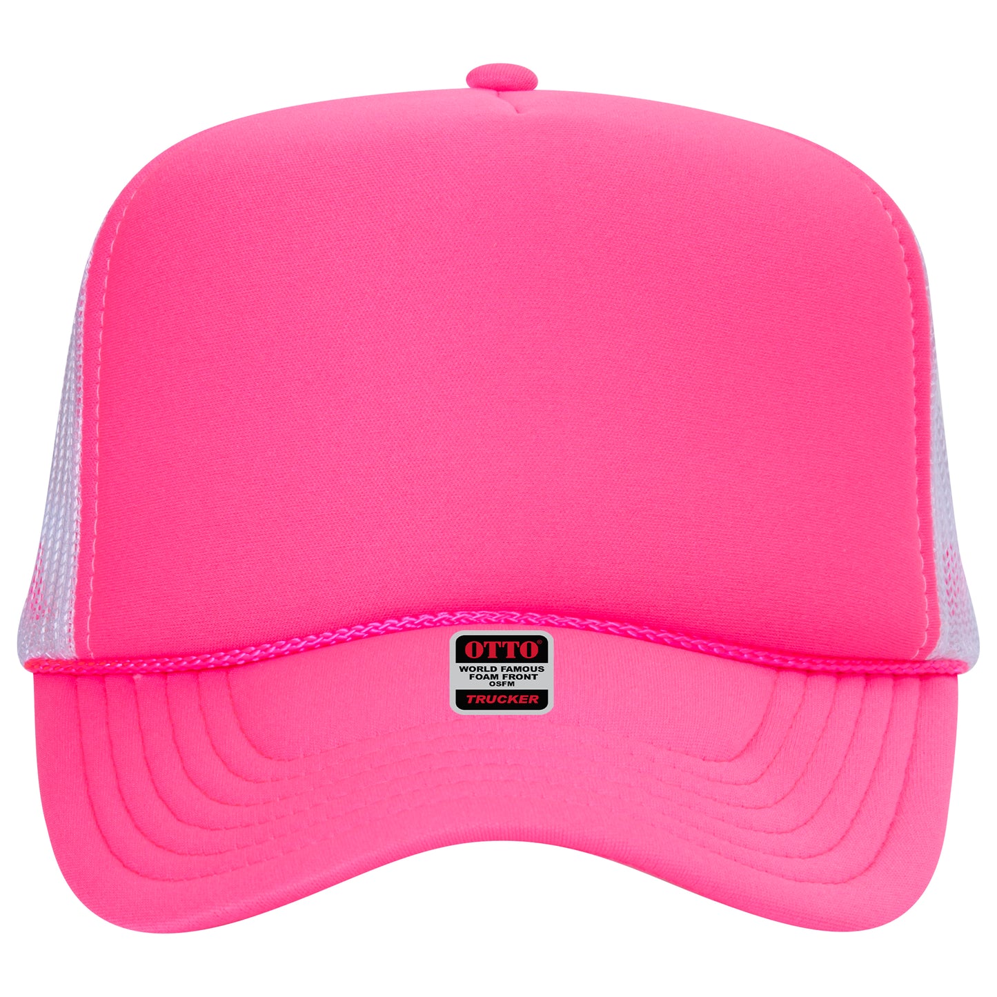 OTTO CAP 5 Panel High Crown Mesh Back Trucker Hat