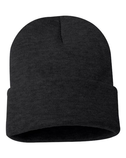 Sportsman Solid 12" Cuffed Beanie (Bundle of 12)