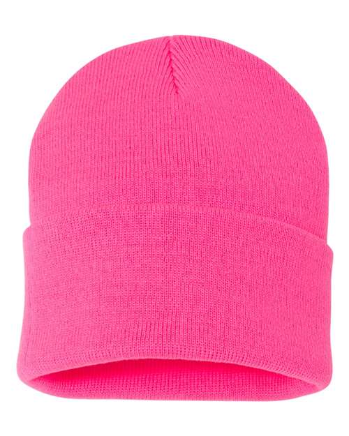 Sportsman Solid 12" Cuffed Beanie (Bundle of 12)