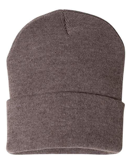 Sportsman Solid 12" Cuffed Beanie (Bundle of 12)