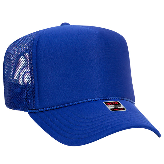 OTTO CAP 5 Panel High Crown Mesh Back Trucker Hat